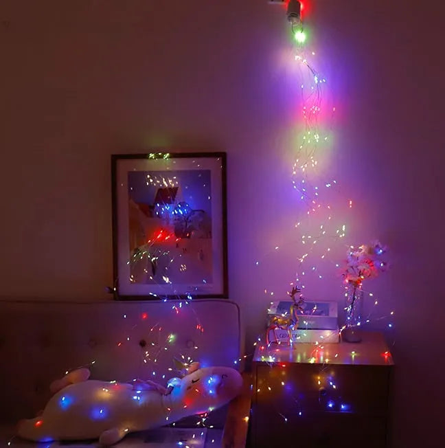 Christmas Firefly String Lights ~ Transform any space into a glowing winter wonderland.