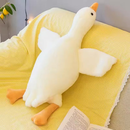 Giant Goose Plush ~ Whimsical cuddles and cozy relaxation in one-