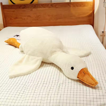 Giant Goose Plush ~ Whimsical cuddles and cozy relaxation in one-