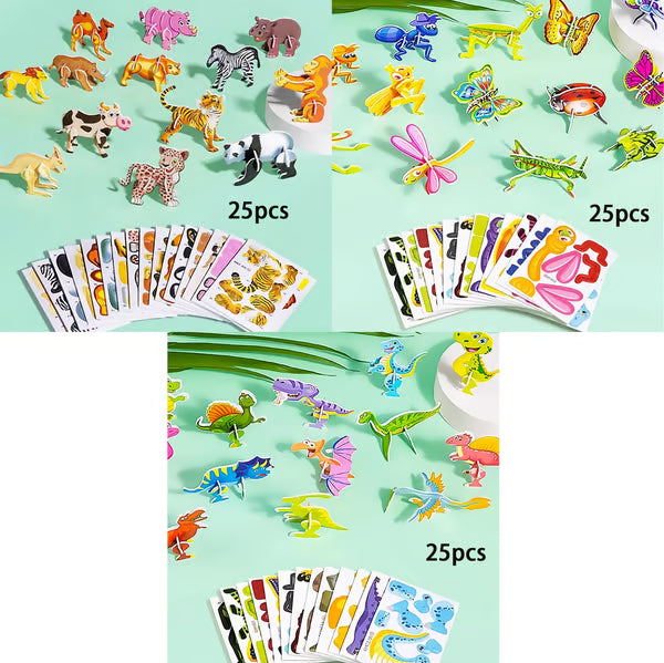 Educational 3D Cartoon Puzzle ~ Keep little hands busy and imaginations big.