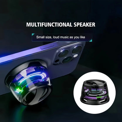 Magnetic Bluetooth Speaker ~ Crystal-clear sound on the go-