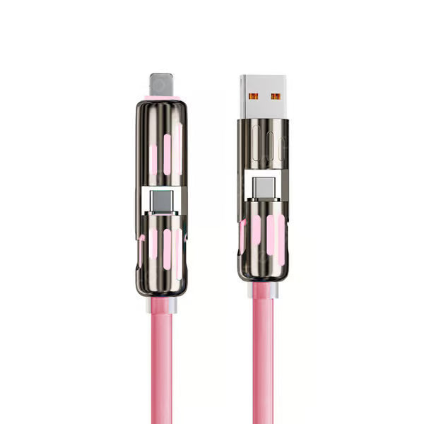 4-in-1 Charging Cable ~ Power all your devices with a single cord.