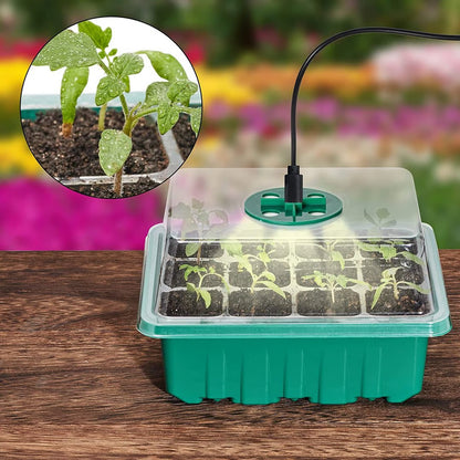 Adjustable Humidity Seed Starter Trays ~ Grow herbs and veggies with ease.