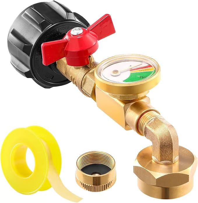 Propane Refill Elbow Adapter ~ Safe, precise refills for every grill and camper.