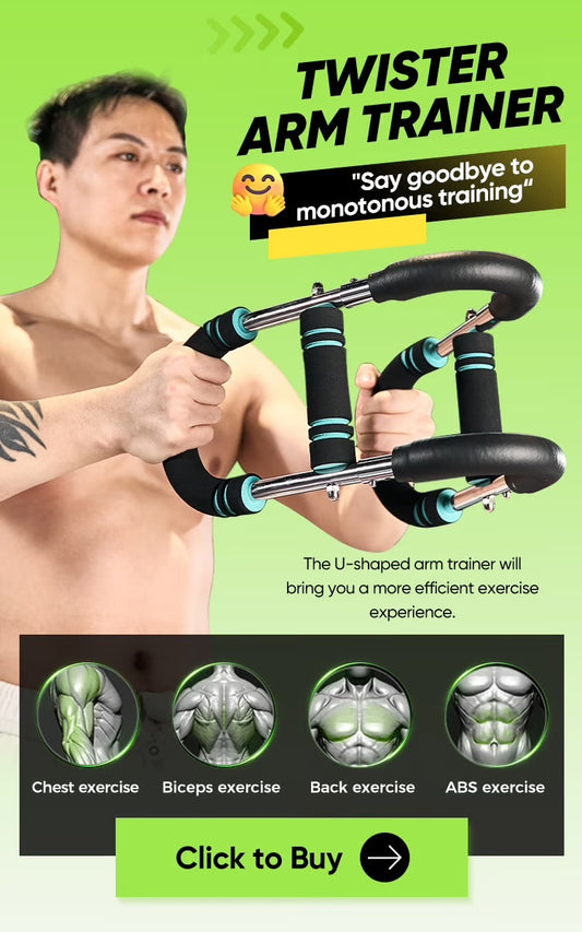 Twister Arm Trainer ~ Full-body strength training, no gym required