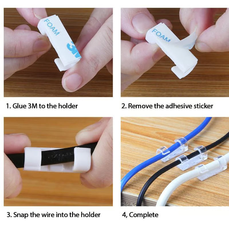 Finisher Wire Clamp ~ Lock messy cables into a pro-grade finish in seconds.