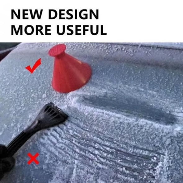 Magical Car Ice Scraper ~ Clear your windshield effortlessly for stress-free winter drives.