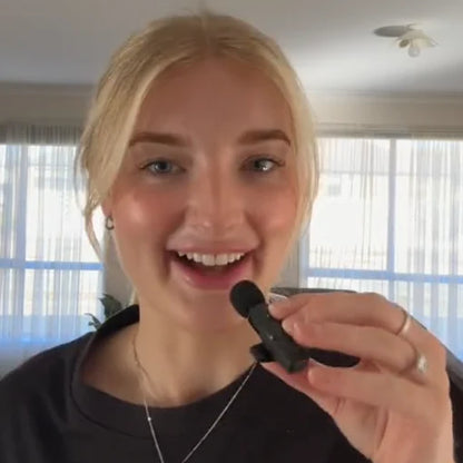 Wireless Lavalier Microphone ~ Professional sound quality, anytime, anywhere x