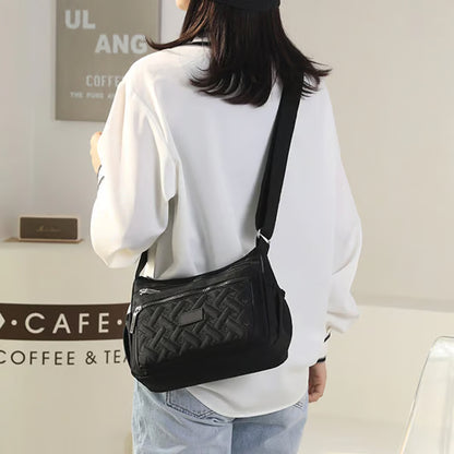 Nylon Shoulder Messenger Bag ~ Lightweight carryall for work, travel, and daily use.