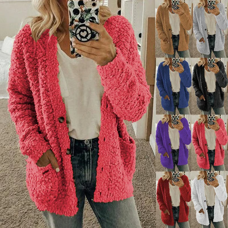 Casual Velvet Jacket ~ Cloud-soft warmth you’ll want to live in.