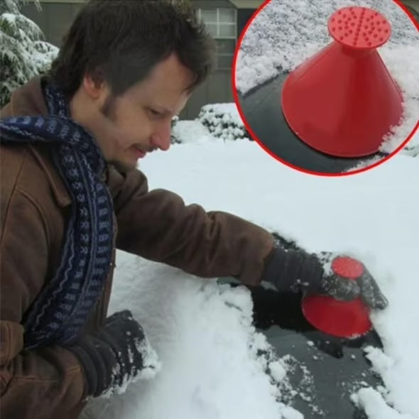 Magical Car Ice Scraper ~ Clear your windshield effortlessly for stress-free winter drives.