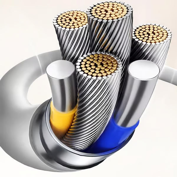 4-in-1 Charging Cable ~ Power all your devices with a single cord.