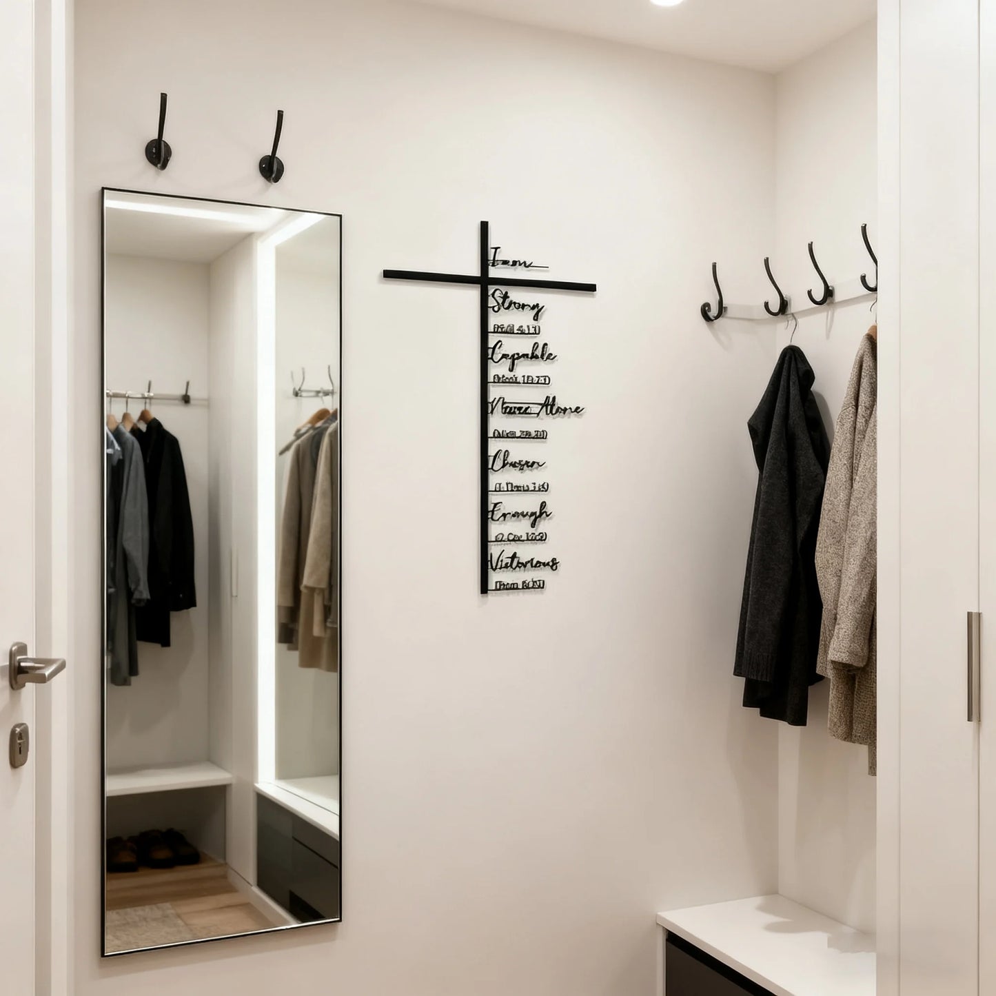 Scripture-Inspired Metal Cross Wall Art ~ Bring faith and peace to every corner of your home
