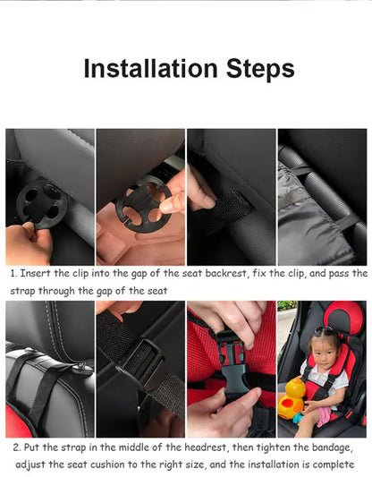 Portable Children’s Seat Belt ~ Instant 5-point protection for every ride.