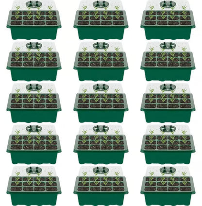 Adjustable Humidity Seed Starter Trays ~ Grow herbs and veggies with ease.
