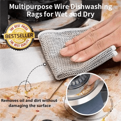 Miracle Wire Cleaning Cloth ~ Tough on Grime, Gentle on Surfaces
