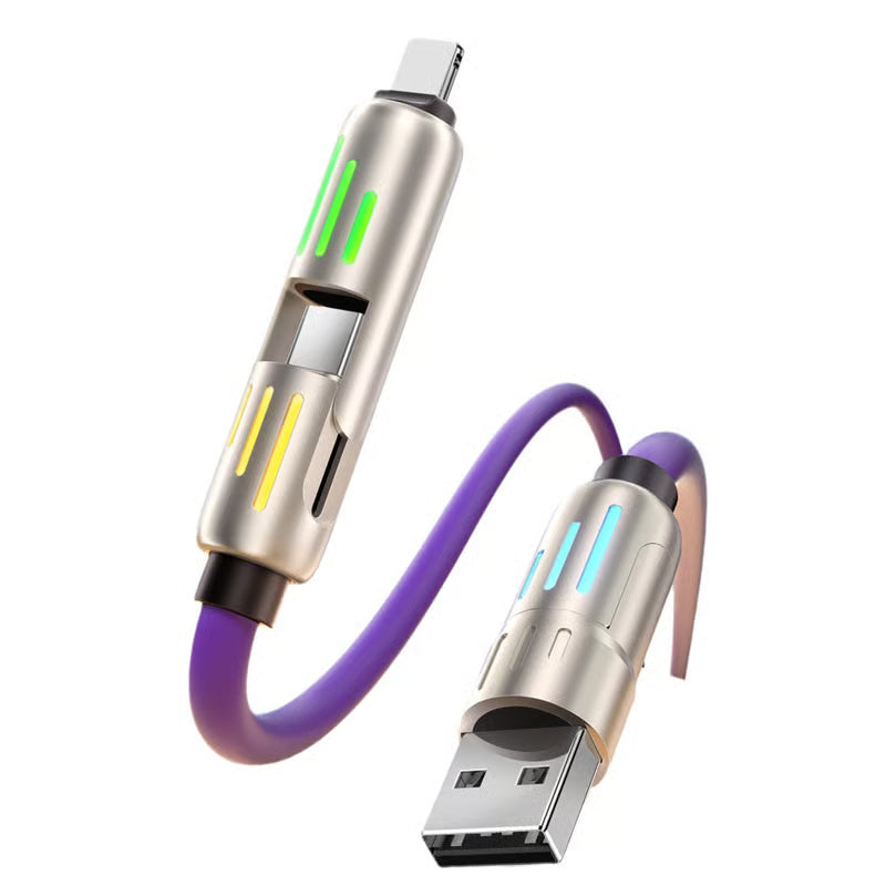 4-in-1 Charging Cable ~ Power all your devices with a single cord.