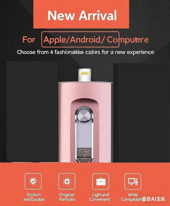 3 in 1 Flash Drive ▶︎ For files that should never exist