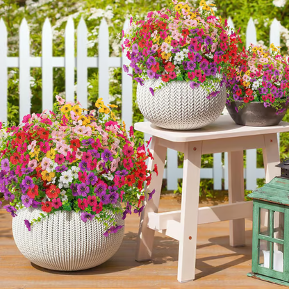 UV Resistant Lifelike Artificial Flowers ~ Brighten your garden with zero upkeep