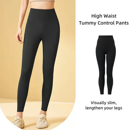 High Waisted Tummy Control Training Leggings ~ Leggings That Hide the Pooch