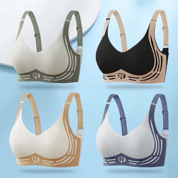 Super Gather Bra ~ Wire-free lift and shaping for all-day comfort