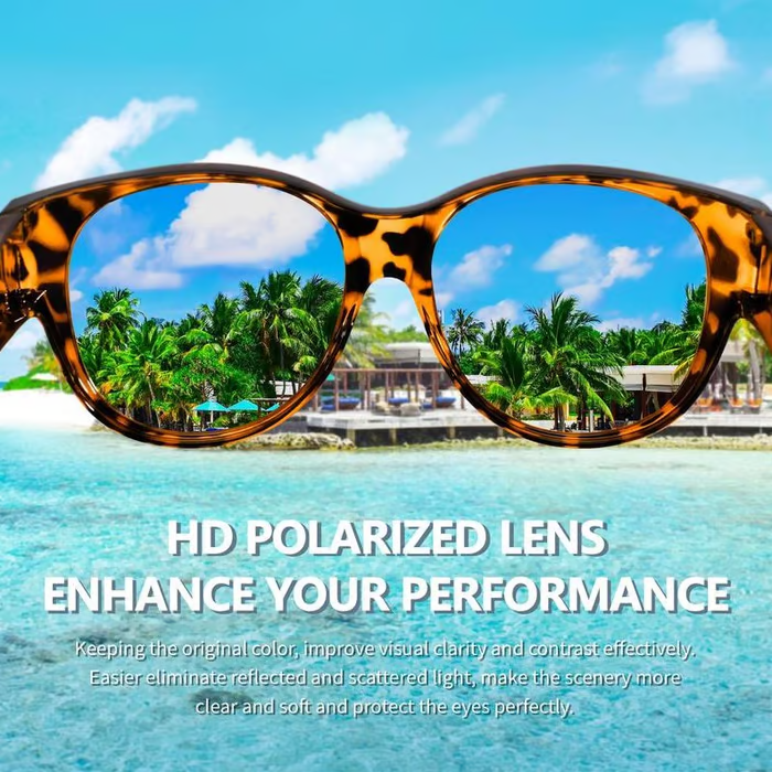 Cat Eye Polarized Sunglasses ~ Statement style with serious sun defense.