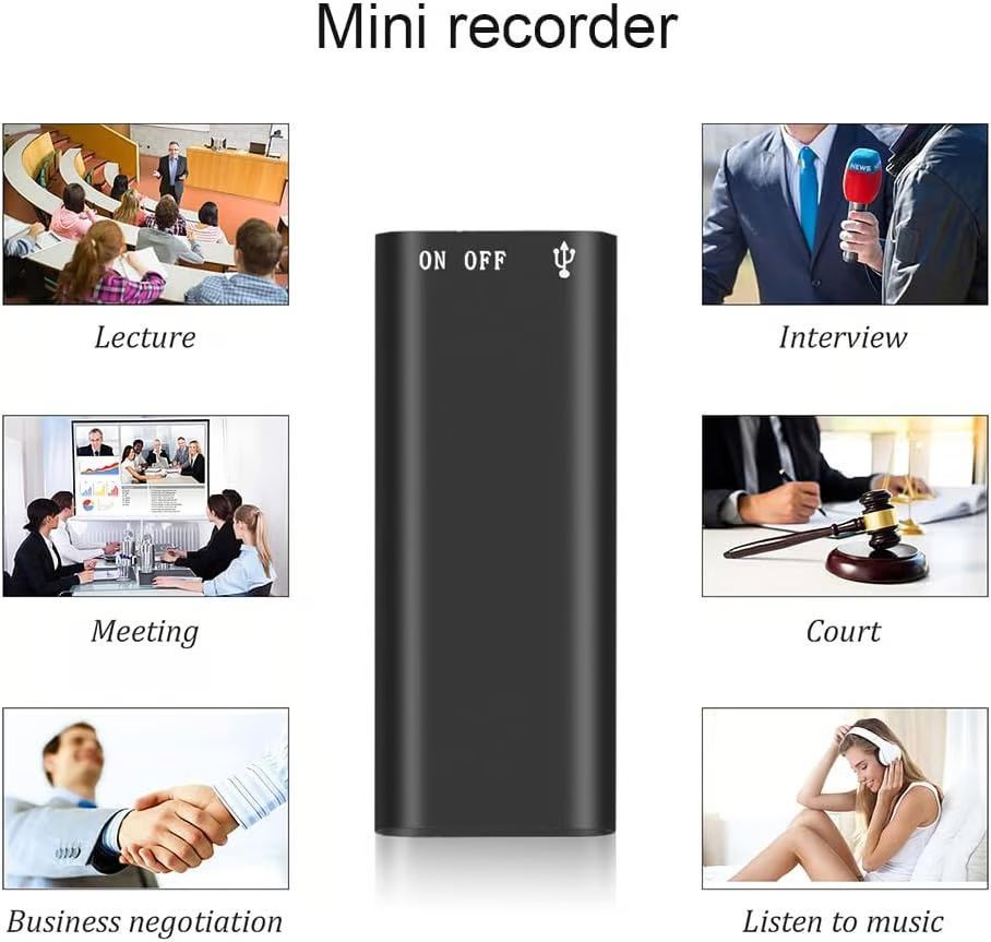 Discreet Voice Recorder ~ Capture clear audio anytime, anywhere-