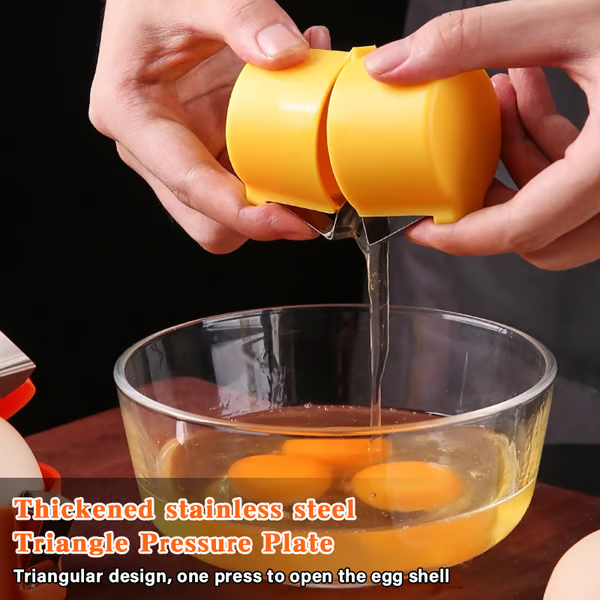 Efficient Egg Cracking Tool ~ Because You’ve Got Better Things to Do