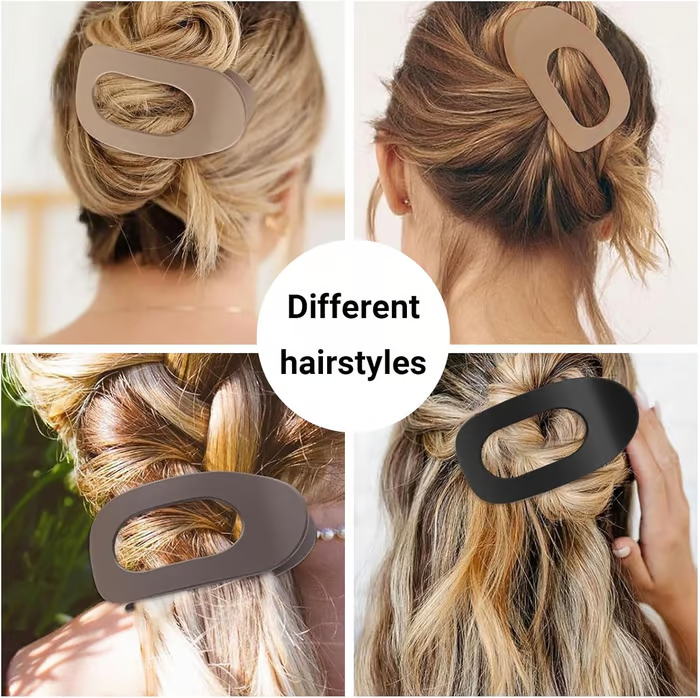 Solid Color Hair Clip ~ Lock in style without breakage or bulk.