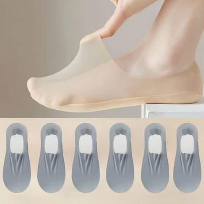 Invisible Breathable Socks ~ Stay-cool comfort that never slips.