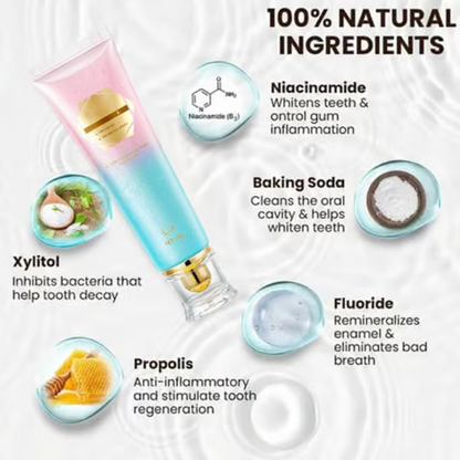Niacinamide Whitening Toothpaste ~ Whiter teeth, zero pain, real results