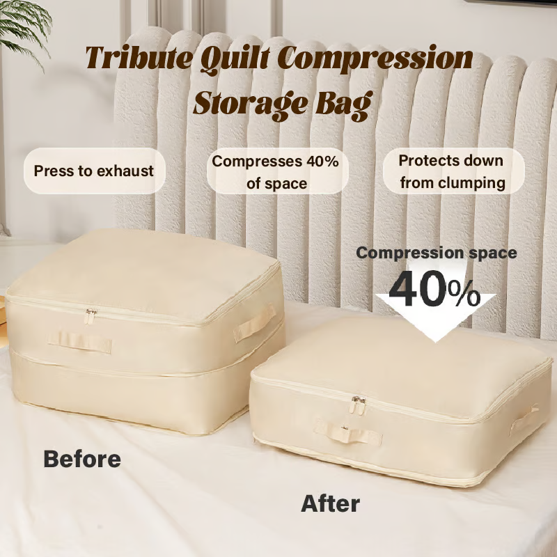 Space Saving Compression Organizer ~ Instantly create space in closets, drawers, and luggage