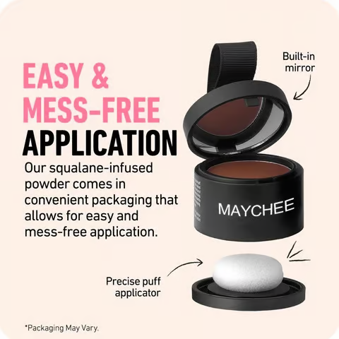 Hairline & Root Cover Powder ~ Fake a Fuller Hairline in 5 Seconds.
