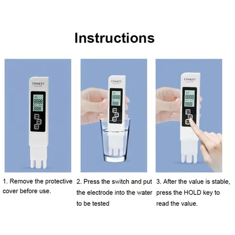 Digital Water Tester ~ Test drinking water, pools, and more