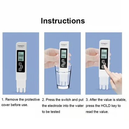 Digital Water Tester ~ Test drinking water, pools, and more