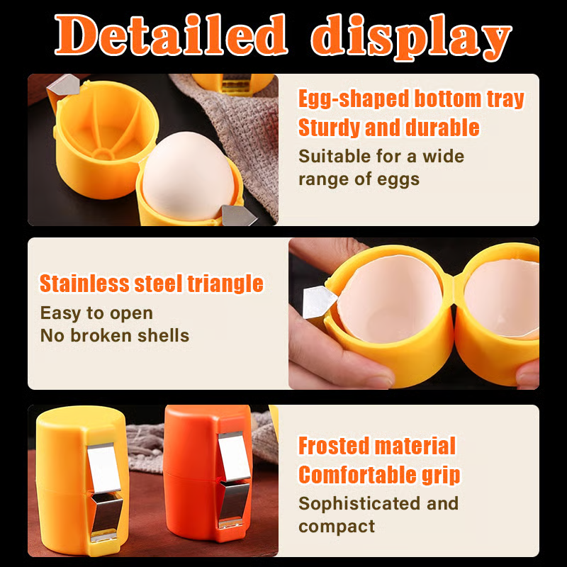 Efficient Egg Cracking Tool ~ Because You’ve Got Better Things to Do
