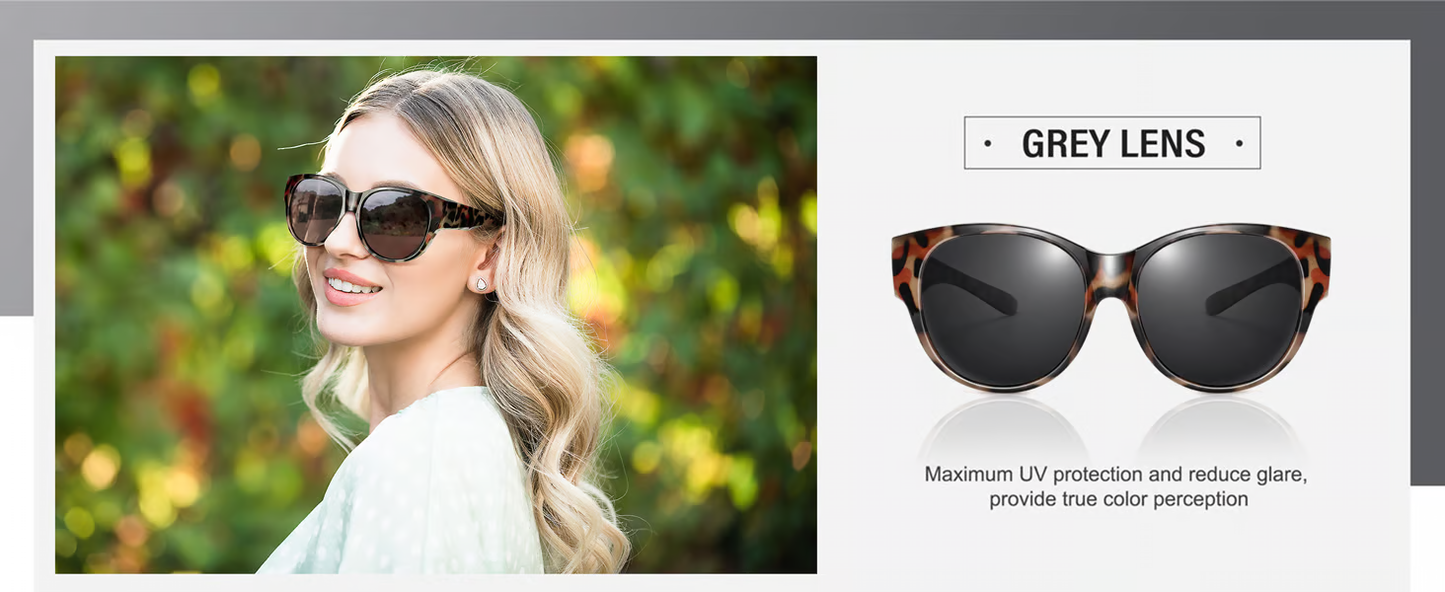 Cat Eye Polarized Sunglasses ~ Statement style with serious sun defense.
