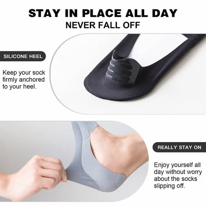 Invisible Breathable Socks ~ Stay-cool comfort that never slips.