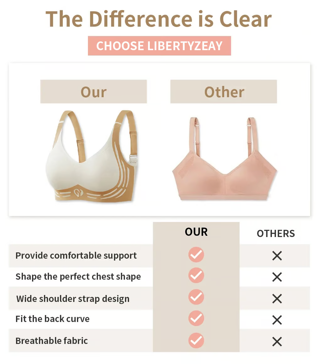 Super Gather Bra ~ Wire-free lift and shaping for all-day comfort