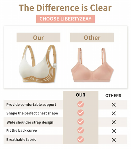 Super Gather Bra ~ Wire-free lift and shaping for all-day comfort