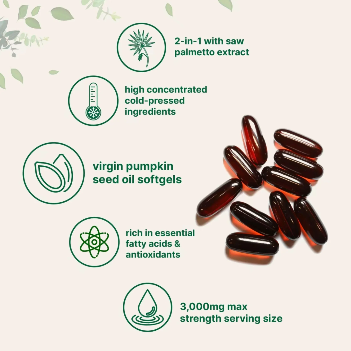 Pumpkin Seed Oil ~ Reduce bathroom trips and restore hormonal balance naturally