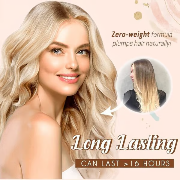 Plant Protein Hair Thickening Spray ~ Instantly boost volume with a natural, lightweight lift-