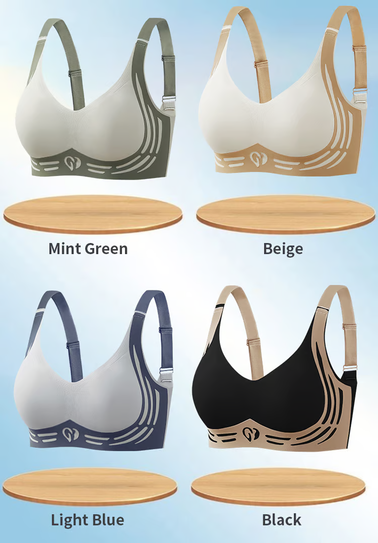 Super Gather Bra ~ Wire-free lift and shaping for all-day comfort