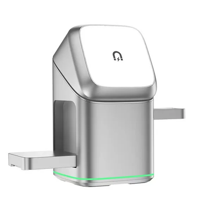 3-in-1 Wireless Charger ~ Power your phone, watch & earbuds in one sleek dock.