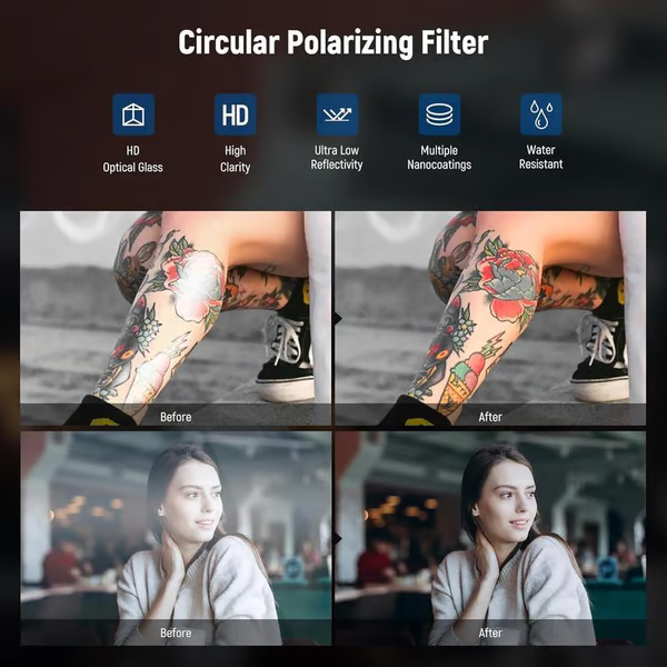 Phone Camera Lens Filter Kit ~ Snap Pro-Level Shots Instantly