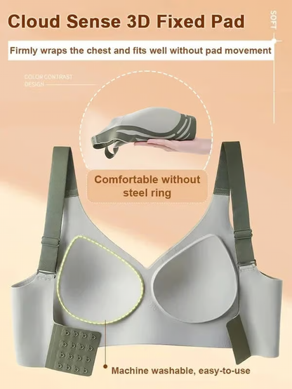 Super Gather Bra ~ Wire-free lift and shaping for all-day comfort