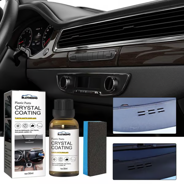 Plastic Parts Crystal Coating ~ Restore faded interiors in one swipe