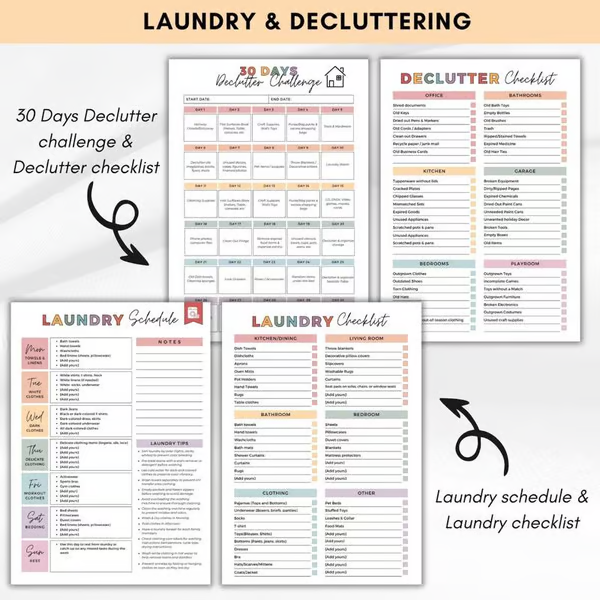 Cleaning & Organizing Toolkit ~ ADHD-focused system to simplify cleaning