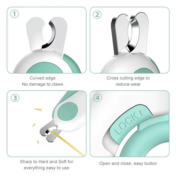 LED Pet Nail Clipper ~ Safe, Stress-Free Grooming in Seconds