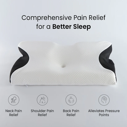 Premium Ergonomic Pillow ~ Designed for Side, Back & Stomach Sleepers